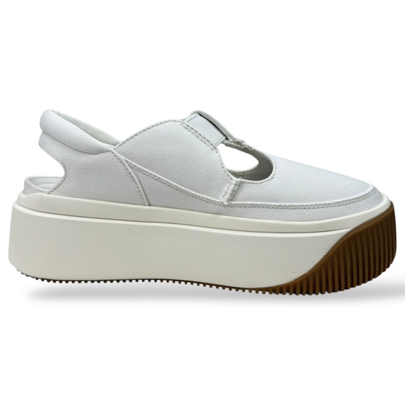 UGG EZ-DUZZIT T-Strap Platform Mary Jane Sneakers White Size 8.5 Preppy Coquette - Picture 3 of 16